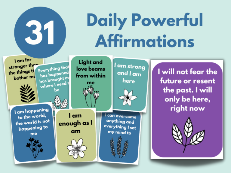 31 Daily Powerful Affirmations For Inner Strength