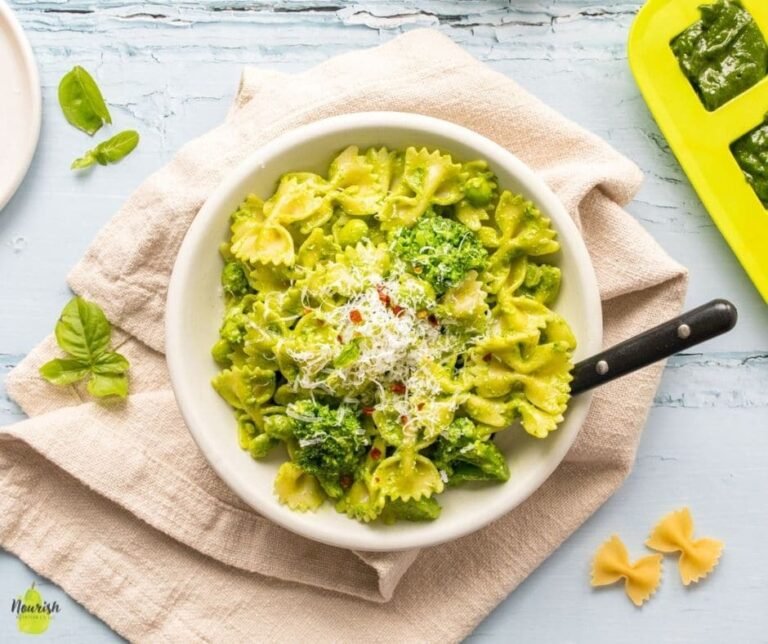 Pesto Pasta For One Nourish Nutrition Blog