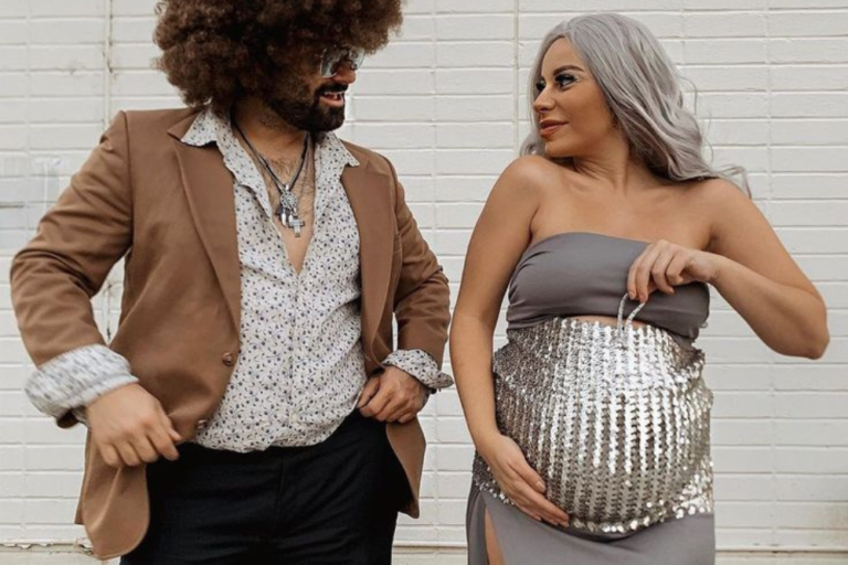 Eerily Simple Halloween Costumes For Pregnant Moms