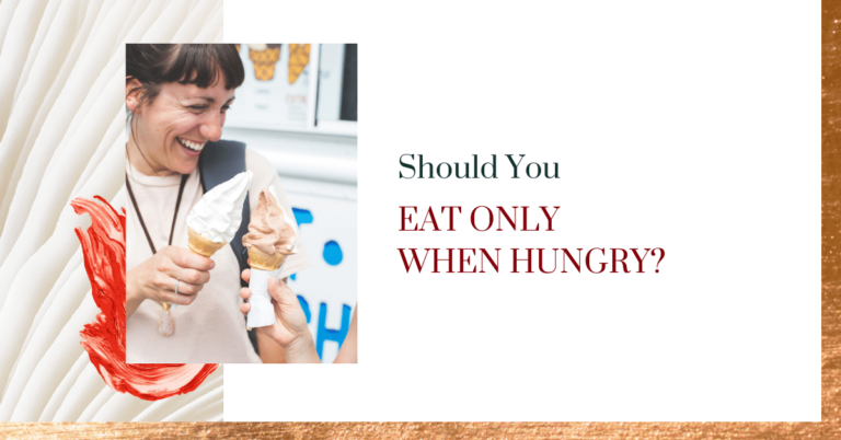 Should You Only Eat When You're Hungry?