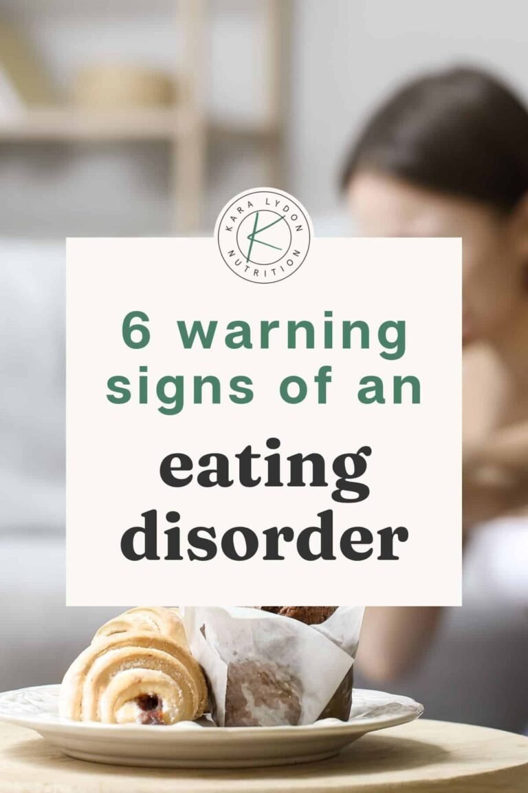 6 Warning Signs Of An Eating Disorder