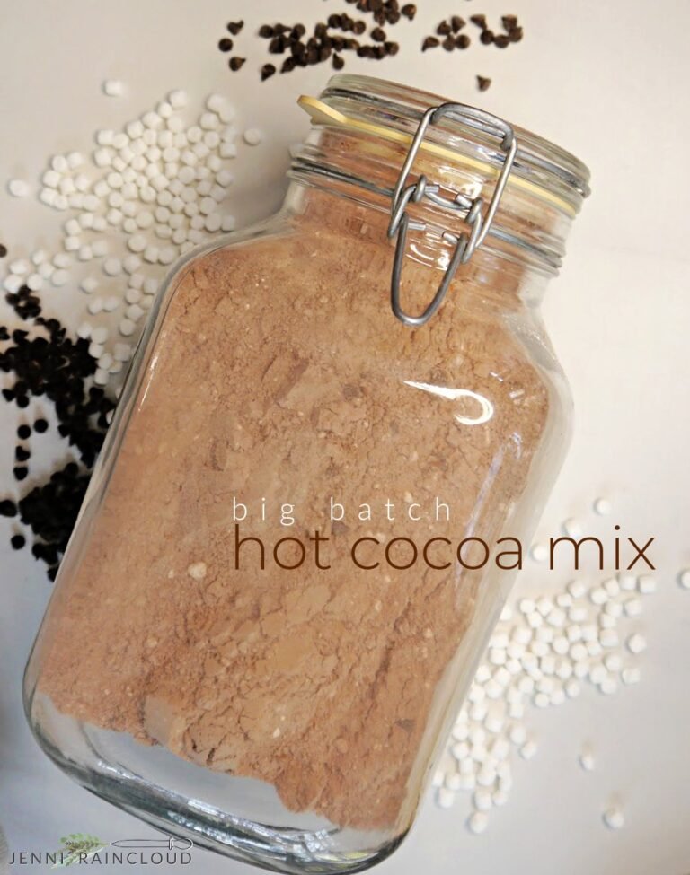 Big Batch Homemade Hot Cocoa Mix