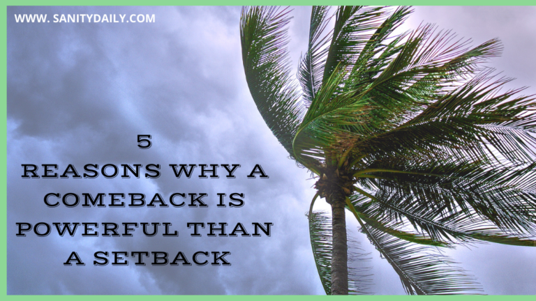 5 Reasons For Which A Return Is Strong From A