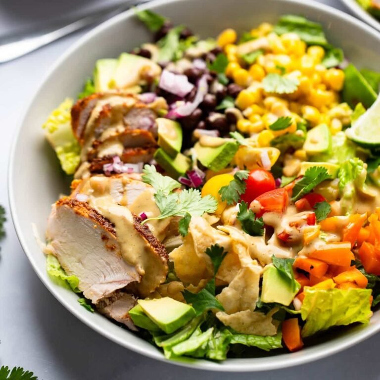 Healthy Recipe For Chicken Salad Southwest With Creamy Dressing