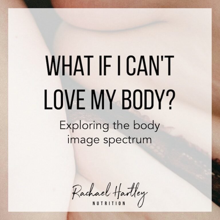 Exploring The Spectrum Of The Body Image Registered Dietitian