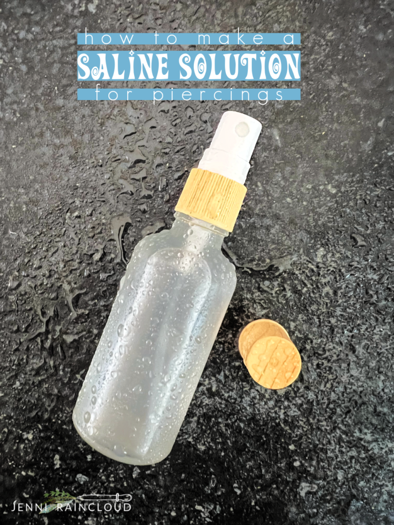 How To Make A Saline Solution For Piercings