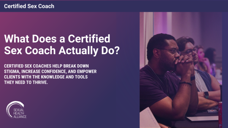 What Does A Sex Certified Sex Coach Really Do?