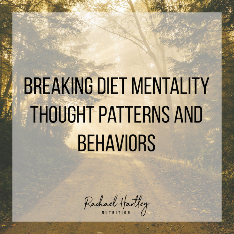 Why Break The Thoughts And Behaviors Of Nutrition Mentality Are