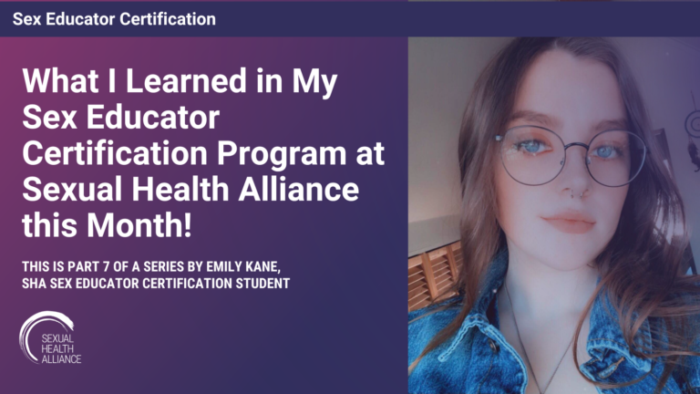 What I Have Learned In My Education Sexual Sexuality Certification