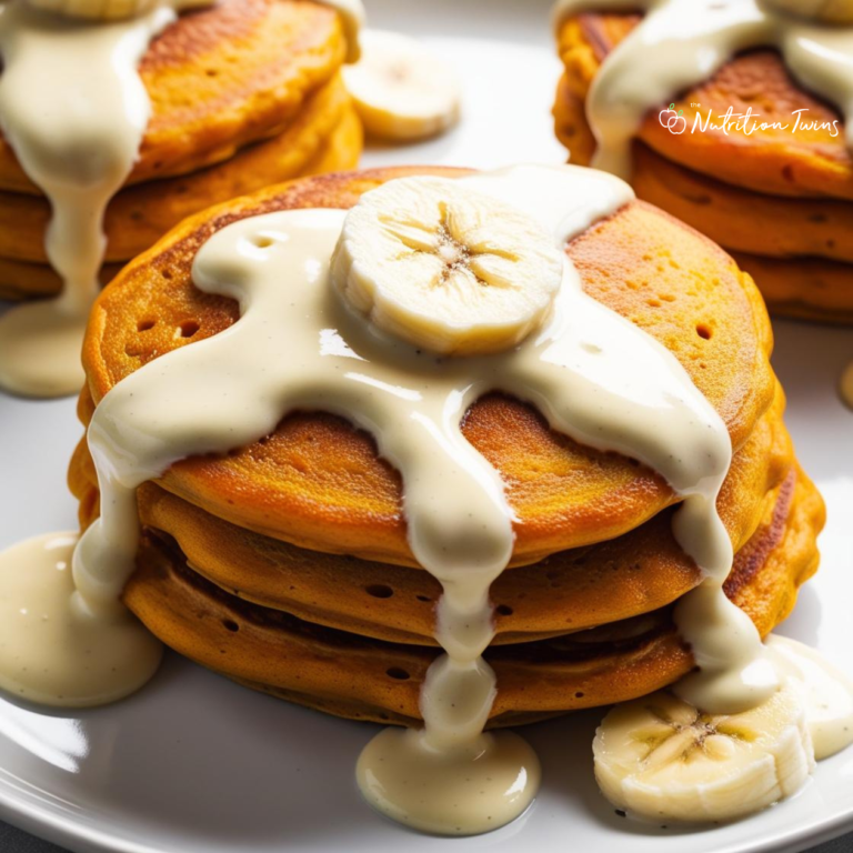 Protein Pancakes With Pumpkin Banana Syrup