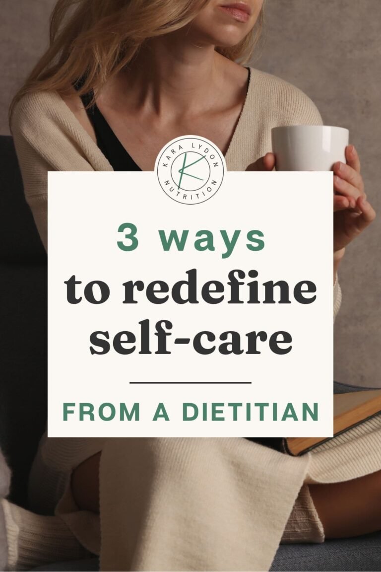 3 Ways To Redefine Yourself (by A Dietician!)