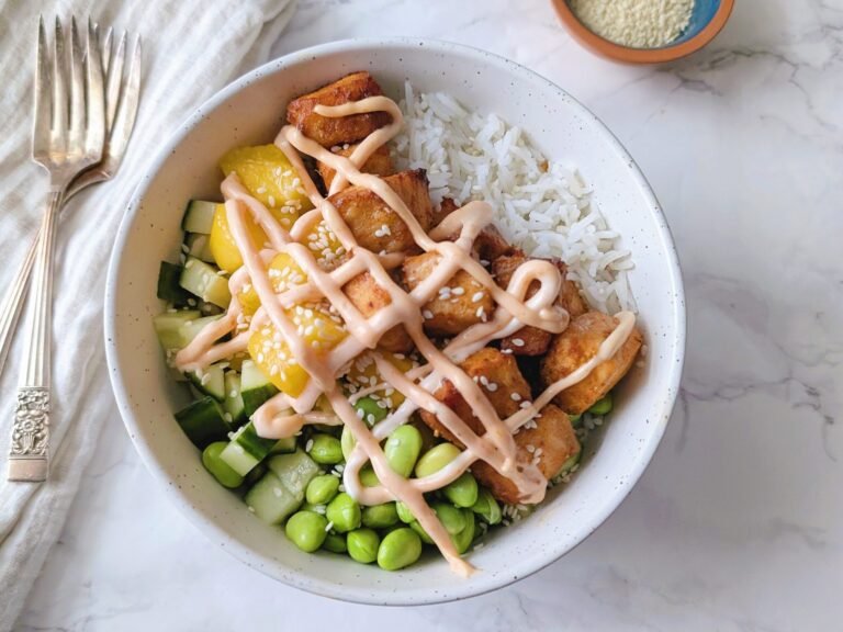 Easy Air Fryer Salmon Bowls: 15 Minute Family Dinner