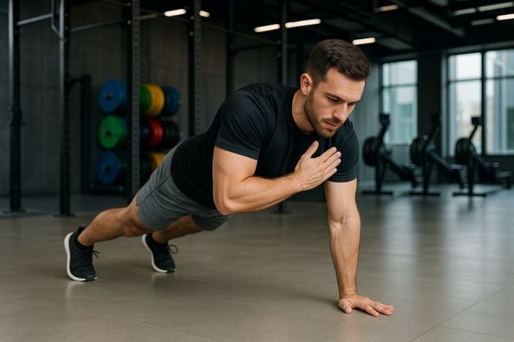 Plank shoulder thrusts for a stronger core and better stability Plank Shoulder Thrusts For A Stronger Core And Better Stability