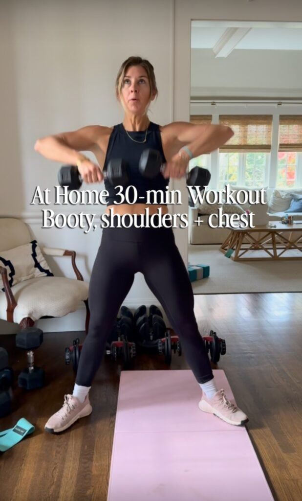 Full Body Workout At Home With Dumbbells – Sarah Fit
