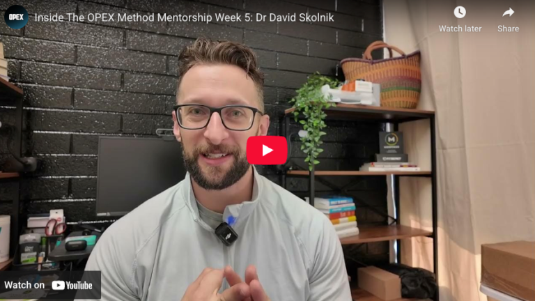 Inside the OPEX Mentorship Method Week 5: Anaerobic Training, “Pain” and Better Training Inside The Opex Mentorship Method Week 5: Anaerobic Training, "pain"