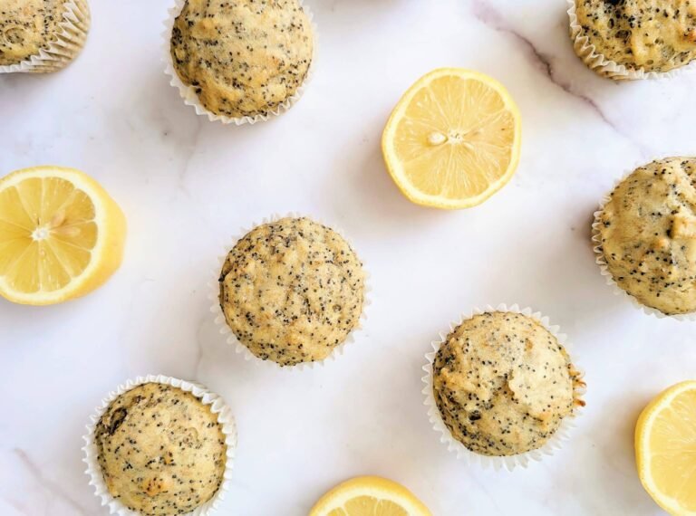 Lemon Poppyseed Muffins (kid Approved And Packed With Protein)