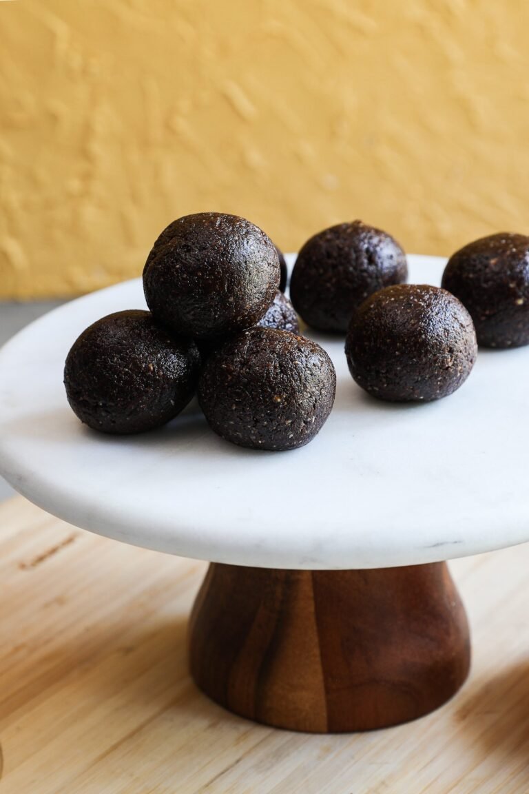No-Cook Chocolate Coconut Ladoos No Cook Chocolate Coconut Ladoos