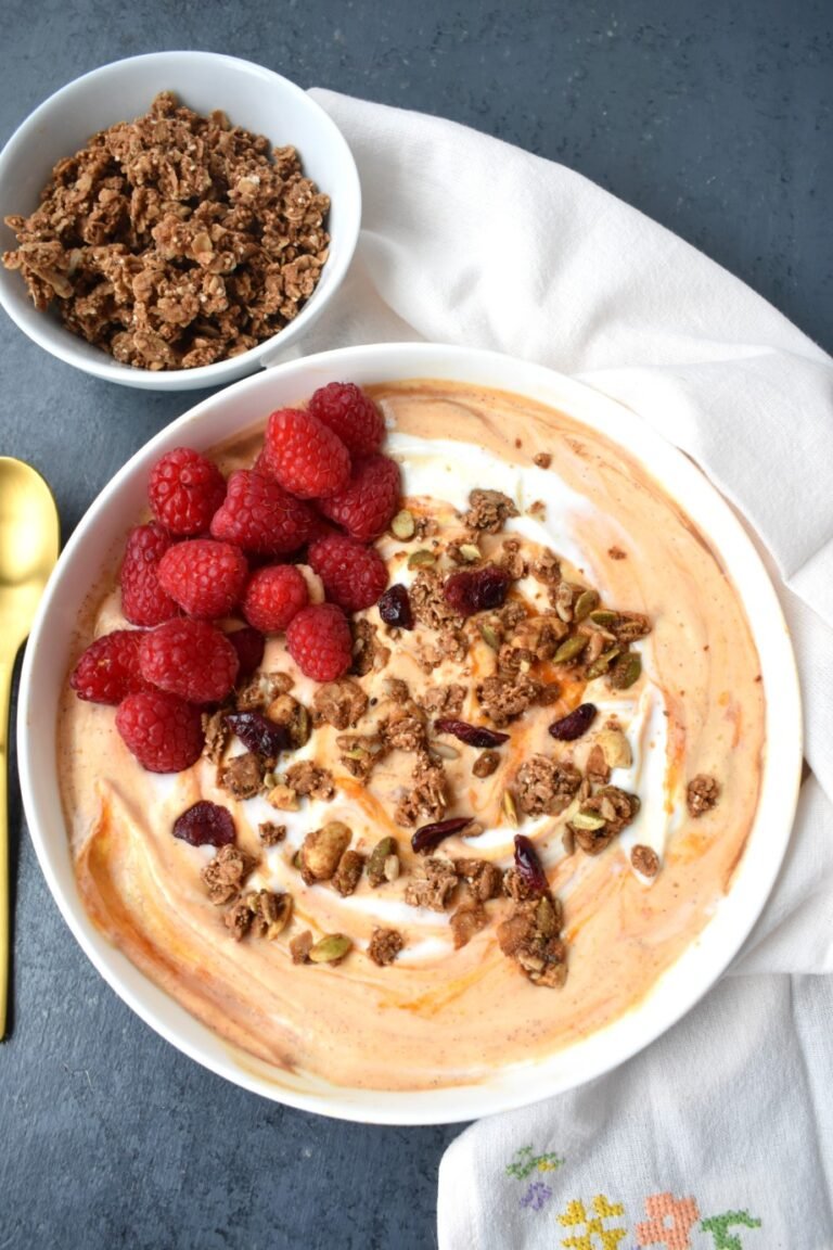 Pumpkin Pie Yogurt Bowl | The Nutritionist Reviews