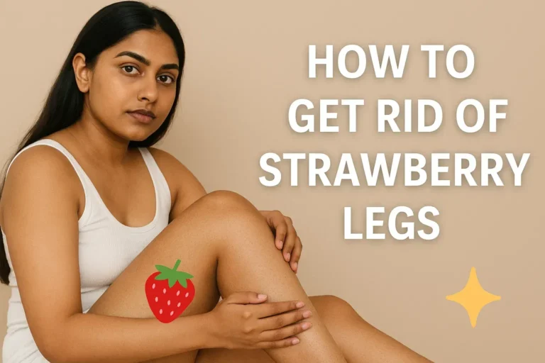 Best Body Care Routine For Strawberry Legs And Rough Skin