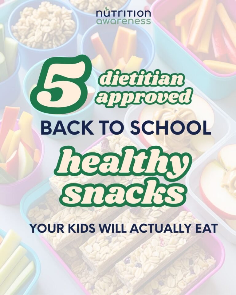 5 Dietitian Approved Healthy School Snacks Kids Eat
