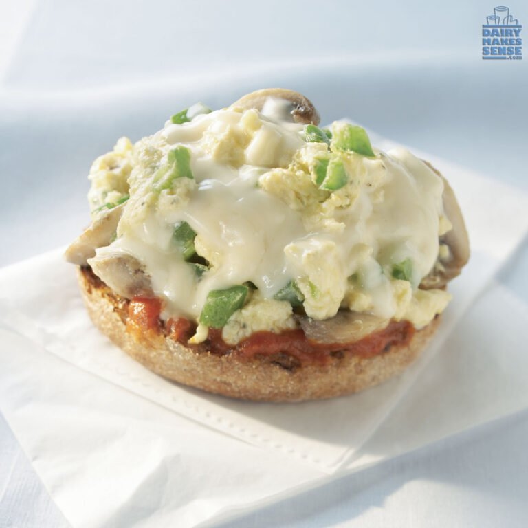 Breakfast Pizza With Eggs And Mozzarella