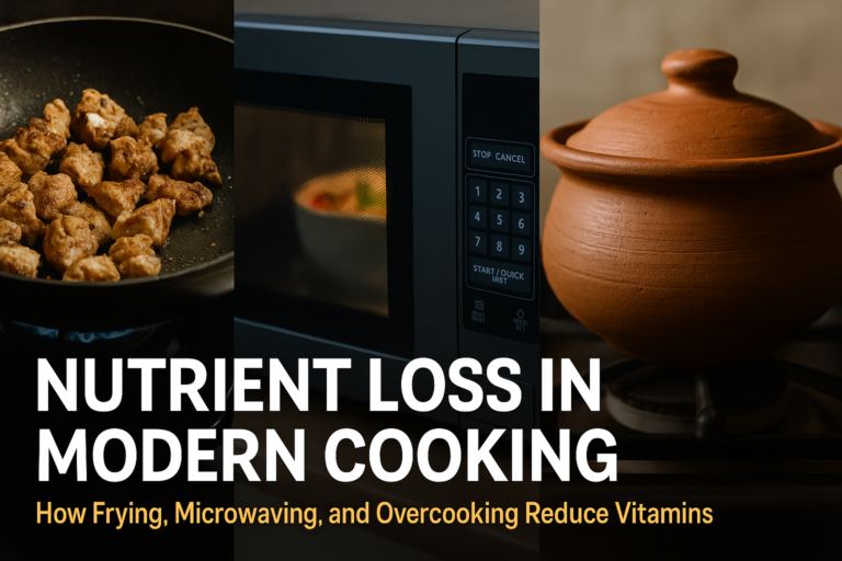 Nutrient Loss In Modern Cooking: How Frying, Microwaving And Overcooking