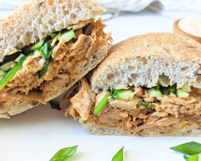 Slow Cooker Gochujang Chicken Sandwich (mild And Family Friendly)