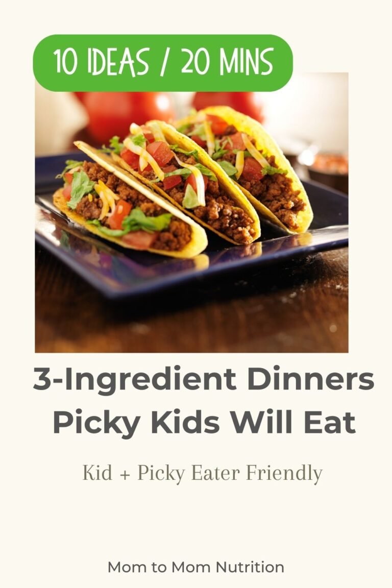 3-ingredient dinner kids will actually eat (picky eater friendly) 3 Ingredient Dinner Kids Will Actually Eat (picky Eater Friendly)