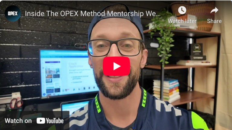 Inside The Opex Method Guide Week 4: Dr. David Skolnick: