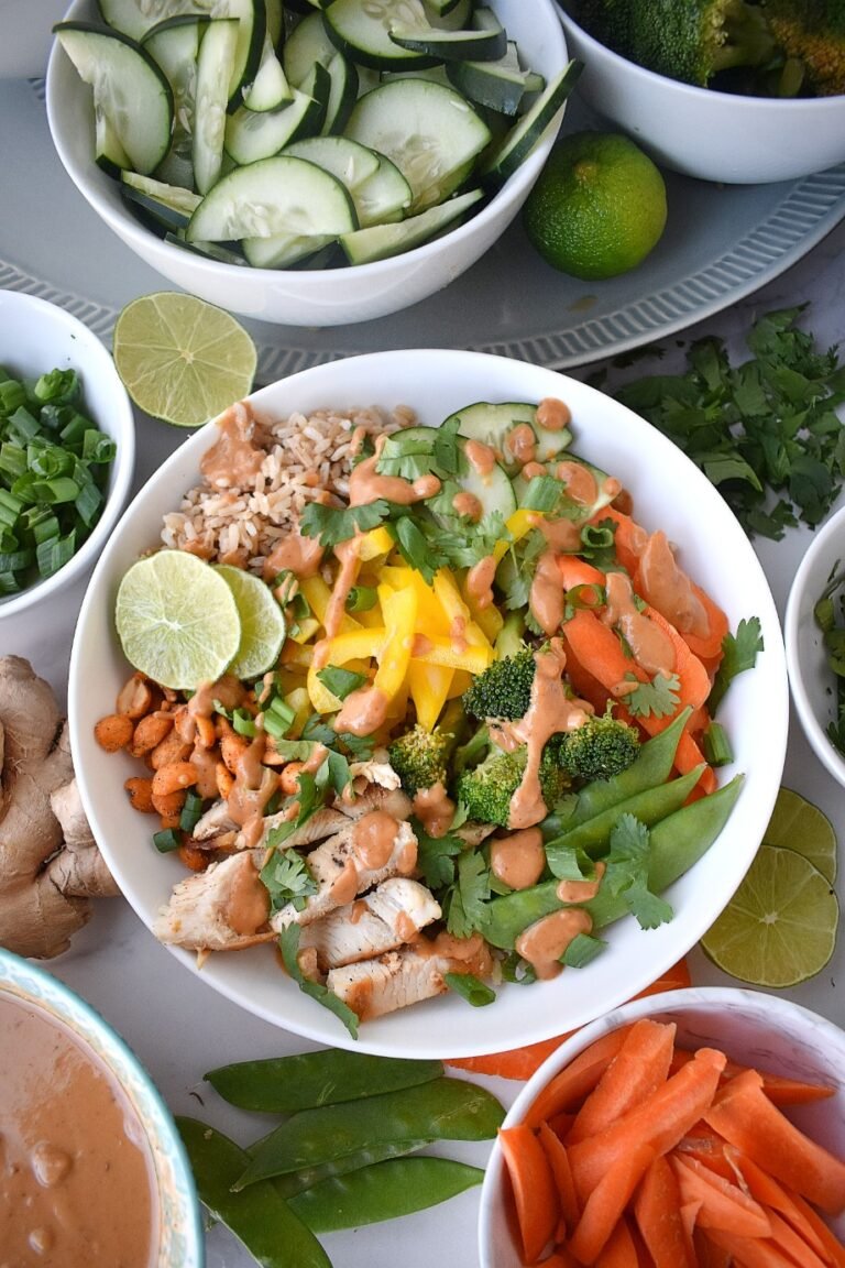 Peanut Chicken Bowl + $75 Peanut Lover's Giveaway