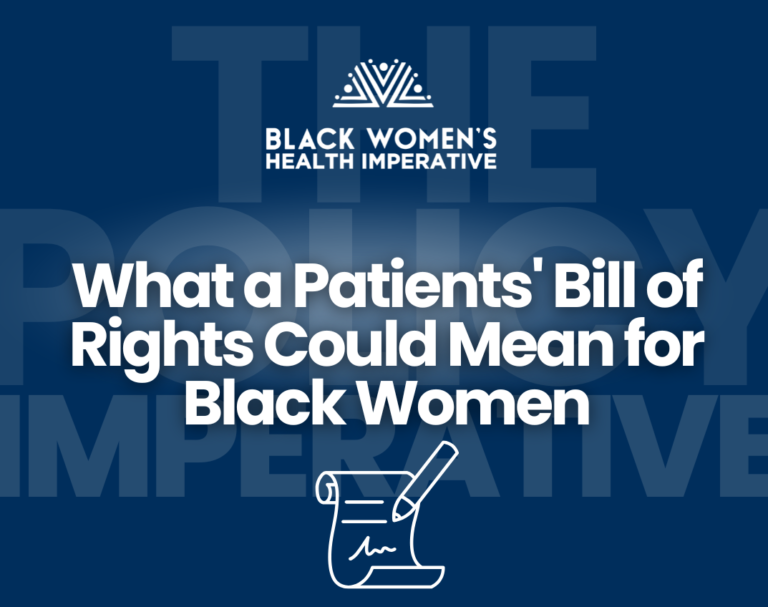 What The Patients' Bill Of Rights Could Mean For Black