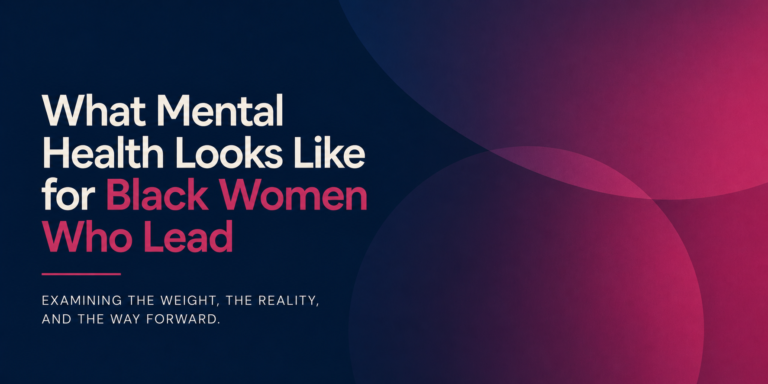 Carrying The Load: What Mental Health Looks Like For Black