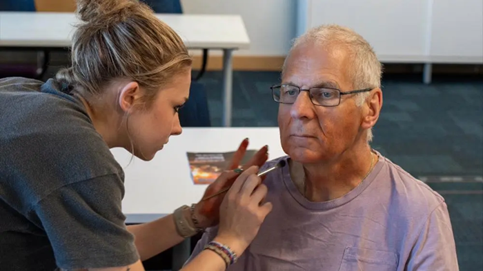 Clever student masters art of fake wounds to create life-saving simulations for army and NHS Clever Student Masters Art Of Fake Wounds To Create Life Saving