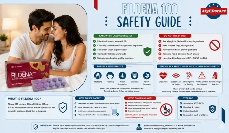 Fildena 100 Safety Guide | Tips and information for safe use Fildena 100 Safety Guide | Tips And Information For Safe