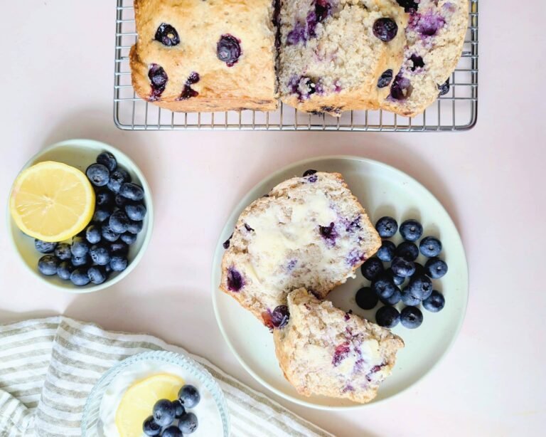 Healthy Raspberry Lemon Snack Loaf Healthy Raspberry Lemon Snack Loaf