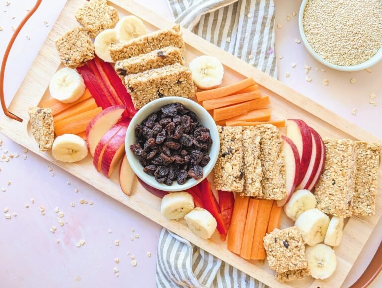 No Bake Peanut Butter Oat Bars (from Dietitian Mom)