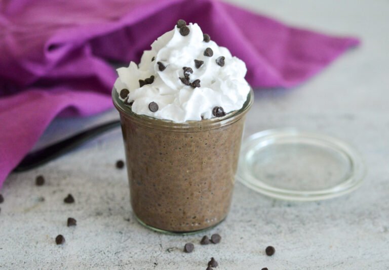 Chocolate Cherry Chia Pudding: Easy Vegan Recovery Snack